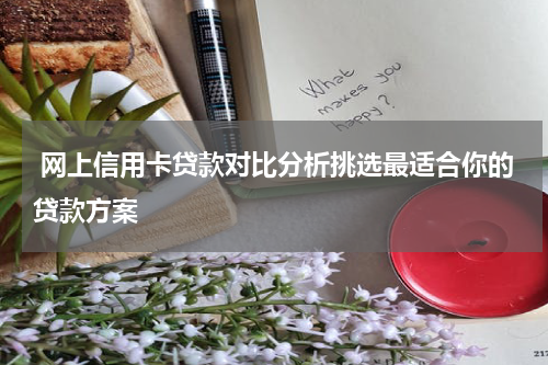  网上信用卡贷款对比分析挑选最适合你的贷款方案