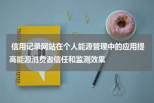  信用记录网站在个人能源管理中的应用提高能源消费者信任和监测效果
