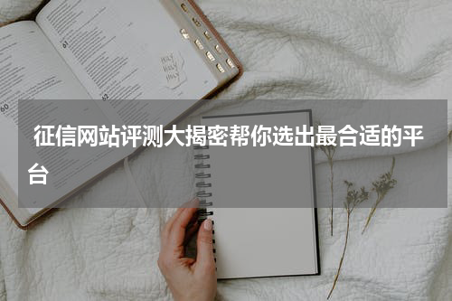  征信网站评测大揭密帮你选出最合适的平台