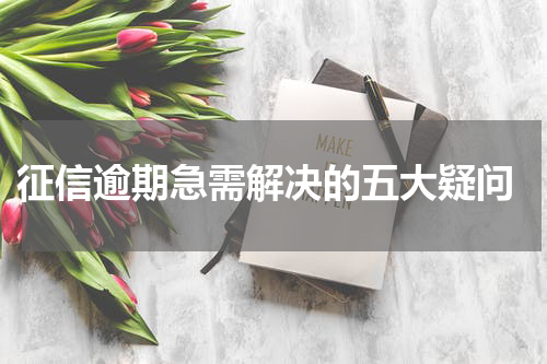  征信逾期急需解决的五大疑问