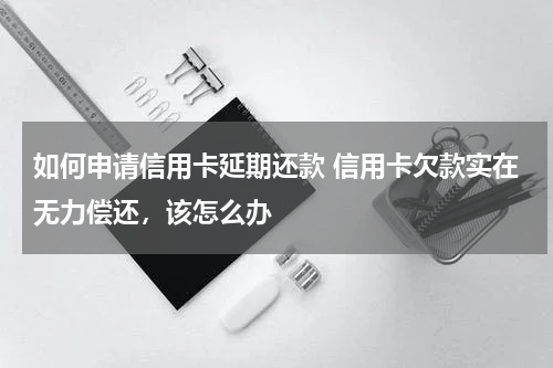 如何申请信用卡延期还款 信用卡欠款实在无力偿还,该怎么办