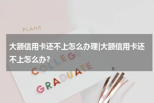 大额信用卡还不上怎么办理|大额信用卡还不上怎么办？